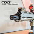 3DTAC_Compensators_Colt_Demo.png 3TAC / Airsoft Compensators / Pack-2 (3 Models Included)