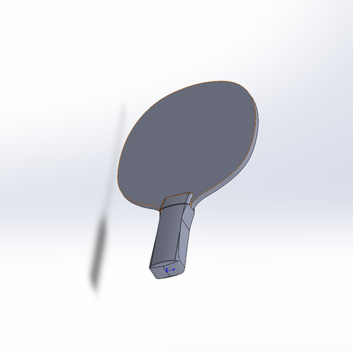 👽 Ping Pong Paddle - Fully Editable CAD Files | STEP + SolidWorks ...