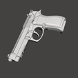 m92.png Beretta M9 Real Size 3d Gun Mold
