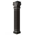 Wireframe-Low-Column-Capital-01002-3.jpg Column Capital 01002