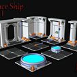 Space_Ship_Set_1.jpg Modular Space Ship/Sci-Fi Corridor Wall Set