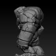 LEFT.jpg Stone Golem – Miniature for RPG / D&D – STL File