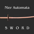 8.png 2B - Nier Automata Sword 3d print model