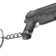 Fallout_10mm_Keychain_1.3186.jpg Keychain - 10mm Pistol - Fallout 4 - Printable 3d model - STL files