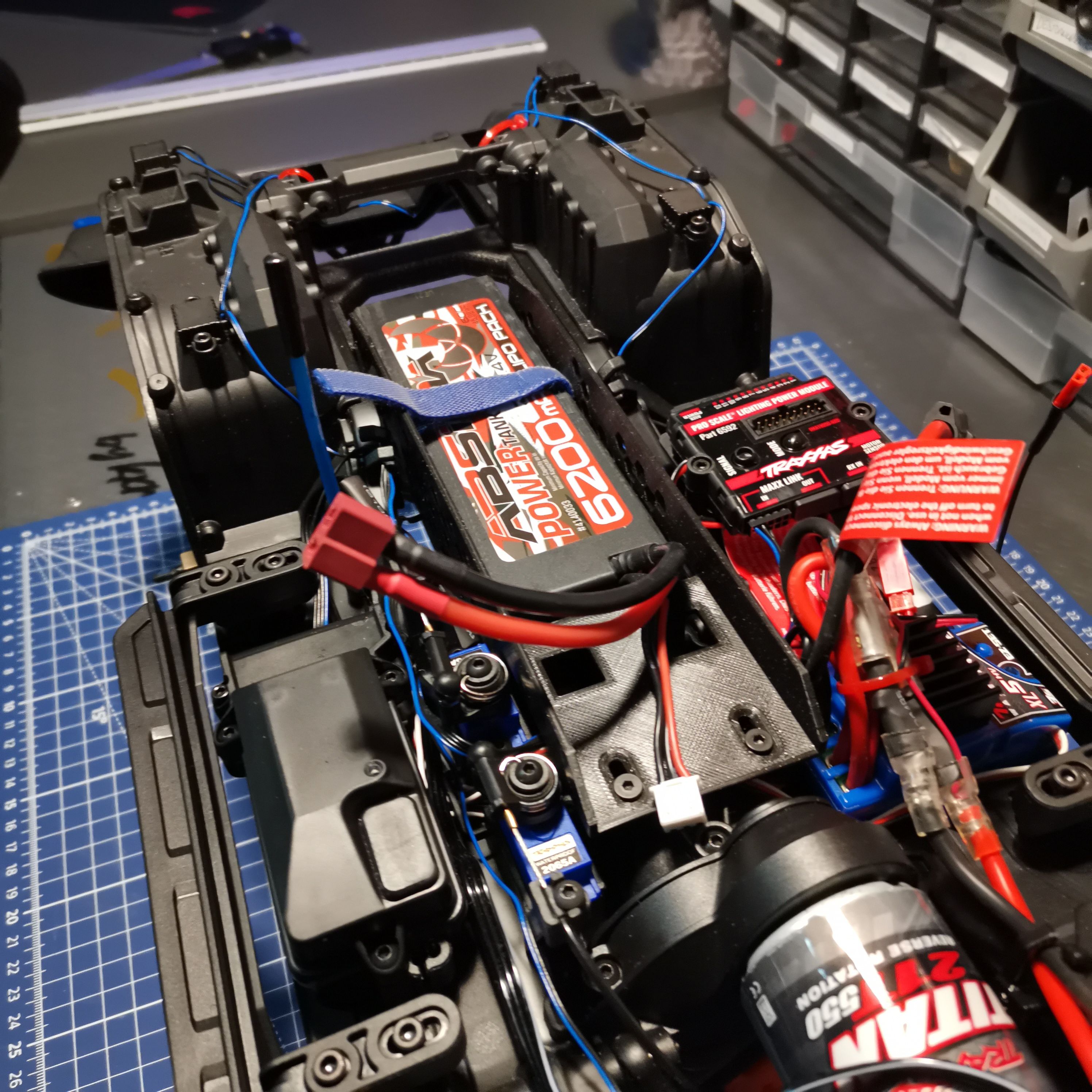 Descargar archivo STL TRX4 battery tray low CG TRX4 • Plan para la