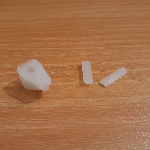 Shelf holder with pin 3D model