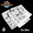 MarchReleasePaperMinis.jpg Era of Forbidden Magic: Stats & Maps Module and Paper miniatures