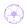 Worm_Gear_-_M1.5_with_60_teeth_x_20mm_with_M2_10_teeth_gear_Round_Spokes.STL Fichier STL gratuit Réducteur à vis sans fin・Objet pour imprimante 3D à télécharger