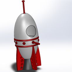 Assemblage-fuse-birdhouse1.jpg Archivo 3D gratis cohete espacial de la pajarera・Diseño de impresión 3D para descargar
