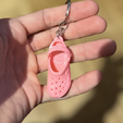 123123.png Crocs Keychain