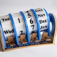 DSC_4389.jpg Free 3D file Game of Thrones Desk Calendar・3D printer model to download