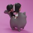 0004.jpg Cat and Couple Wedding Cake Topper
