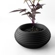 misprint-8473.jpg The Frons Planter Pot with Drainage | Tray & Stand Included | Modern and Unique Home Decor for Plants and Succulents  | STL File