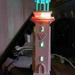 20230209_182530.jpg STL file lighthouse incense holder・3D print object to download