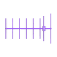 Yagi_Uda_Antenna.stl Yagi-Uda-Antenne