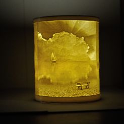 Ship_1a.jpg Lithophane Cup, Ship Fantasy