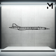 concorde.png Wall Silhouette: Airplane Set