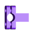 Y-2part-flag_10mm_inserts.stl Hypercube Evo (HEVO) 10mm / 8mm 2 part Y axis optical endstop flag