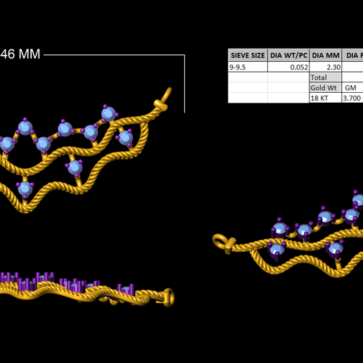 Diamond Tanmoniya 3D model