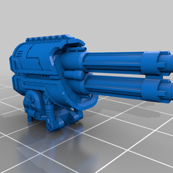 turbolasermk3.png Free 3D file Epic Warlord / Battleduke Carapace Turbolaser・Model to download and 3D print