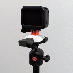 Tripod-mount.jpg STL file Tripod Mount for GoPro and Custom Parts・3D print object to download, iLooSioN