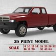 0_1a.jpg Dodge 1500 2nd gen Truck  Extended Quad Cab Body Printable