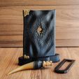 7.JPG STL file Tom Riddle Diary and The Basilisk Fang - Harry Potter・3D printer design to download