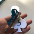 hand.png Magic Keychain 5 of Spades