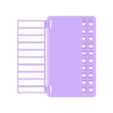 pip-checklist-todo-magnets-wafflecart.stl Print in place checklist / to-do board - Insert your paper and close!