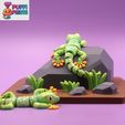05.jpg Flexi Gecko – Cute Articulated Gecko | 3D Printable Model