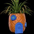 Maceta-Spongebob.jpg Archivo STL Spongebob´s House Plant Pot (Easy print no support)・Modelo para descargar e imprimir en 3D