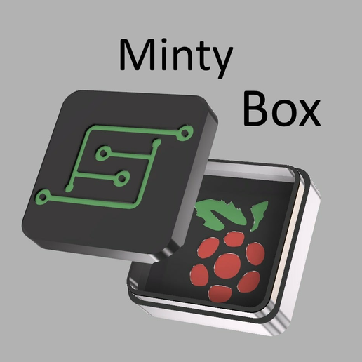 mintybox.png STL-Datei Sudomod MintyPi Box kostenlos herunterladen • 3D-druckbare Vorlage, nobble