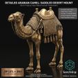_R1_.jpg Detailed Arabian Camel - Saddled Desert Mount