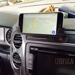 i6oncar.jpg Download free STL file iPhone 6 holder on VW Tiguan • 3D printing model, Jameschu