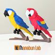 2_Low_Poly_Macaw_Parrot_Puzzle.jpg 🦜Low Poly Macaw Parrot Puzzle