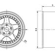 WorkWheels-CR01-Drawing.jpg WORK MEISTER CR01 RIMS FOR DIECAST 1 : 64 SCALE