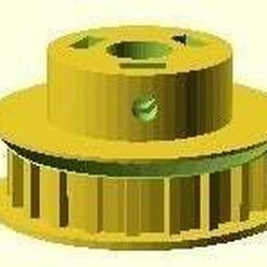 z_pulley_display_large.jpg Download free SCAD file Mendel Z Pulley • Template to 3D print, timschmidt