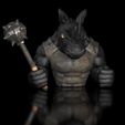 Rhino_Dozer-shop.jpg Mystik- 3-pack 20% discount -Draagon-Bust -Rhino-Dozer- and Wolf-Dog-Anubis Bust