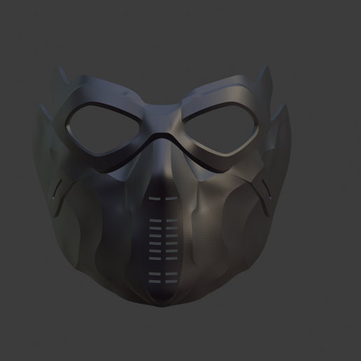 STL file Winter Soldier mask・3D print object to download・Cults