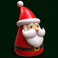 Santa-christmas-gift-decor-sculpture-fun-funny-cute-holiday-2.png Papá Noel - Bonita decoración navideña