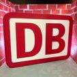 DB-Lightbox.jpg Deutsche Bahn logo, single color, multicolor and single color printer, MMU, lightbox, lightbox, LED, LOGO, coat of arms