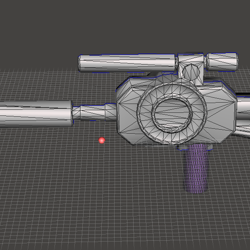 Transformers Blaster Rifle - 3D model önizlemesi