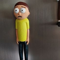 41491706fb364d97d16a6954d6ce8ff9_display_large.jpg Free STL file Morty Smith (from Rick and Morty) FRIDGE MAGNET・3D printing model to download, kaju666