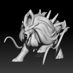 Pokemon Paradox Ancient Donphan Great Tusk 3D model 3D printable