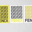 STL file FENDI PERFUME LOGO・3D printable design to download・Cults
