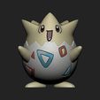 togepi-cults.jpg Archivo STL Pokemon - Togepi con 2 poses・Modelo para descargar y imprimir en 3D, Fontoura3D