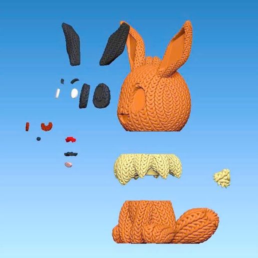 z6658236434219_bab5e855480d0bca656473506665c8df.jpg Eevee - Knitted - Crochet - Multipart