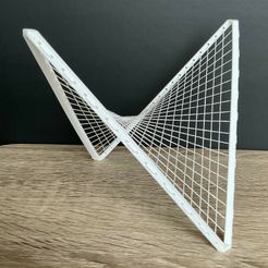 00.jpg STL file Hyperbolic paraboloid・Template to download and 3D print