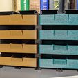 Fast-print modular storage drawer system