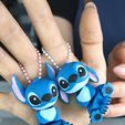 IMG_20250602_111656.jpg Cute Flexi Stitch🌺🌴 (Toy, Keychain & Magnet), ✨ Mini Animals 🐾✨, 3D Toy (Lilo & Stitch Fan-Art) 可爱弹性斯迪奇